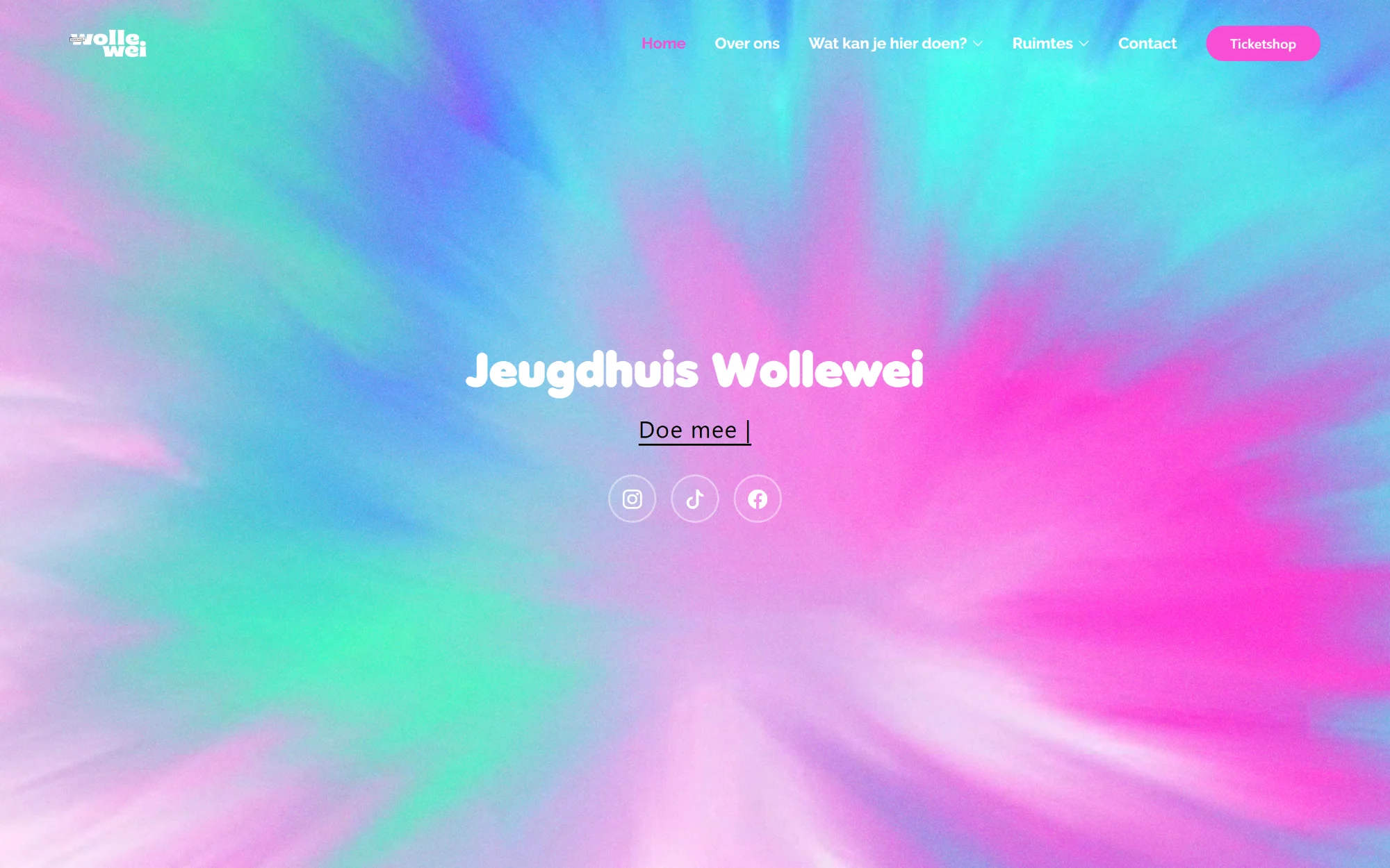 Screenshot van Jeugdhuis Wollewei